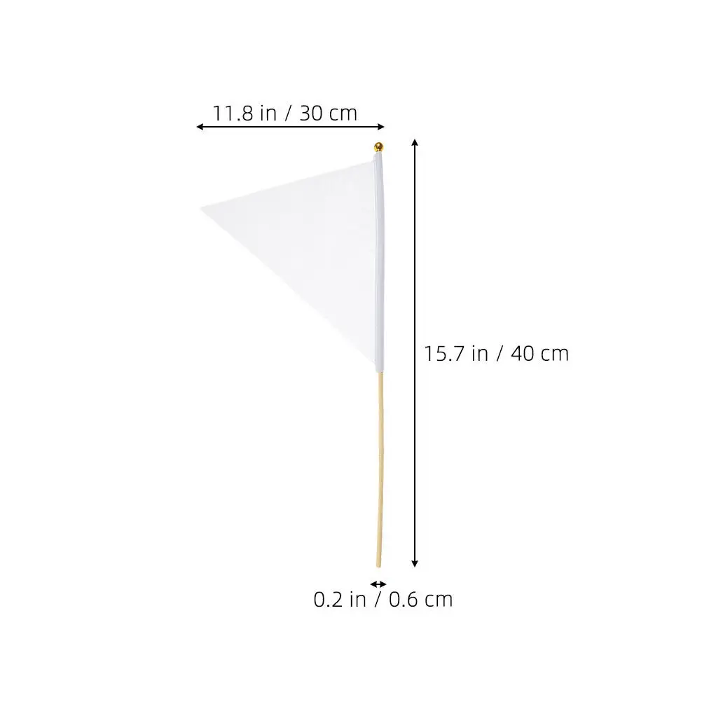 10Pcs Triangular Flags for Garden Sprinkler System Marking Durable Easy to Insert in Ground Marking Flags Dog Training Flag