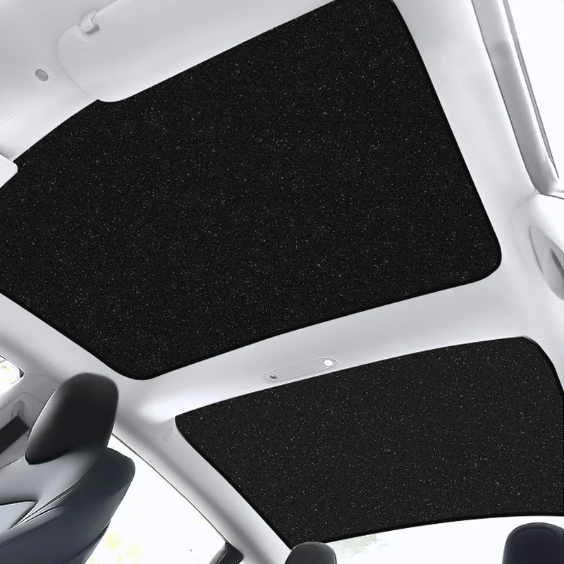 

For tesla model 3 2019-2021 2022/model Y Glass roof Sunshade Front Rear Sunroof Skylight Blind Shading Net sunroof sunshade
