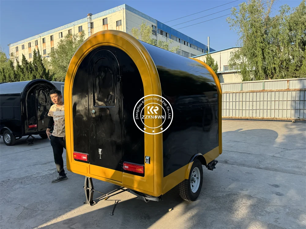 Camion alimentaire mobile Concession, remorque de nourriture entièrement équipée, restaurant de rue, café, collation, pizza, kiosque
