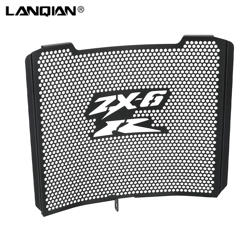 

FOR Kawasaki ZX6R ZX636 2009-2025 2024 2023 Motorcycle Accessories Radiator Guard Grille Cover Protector Cooler Grill Protective