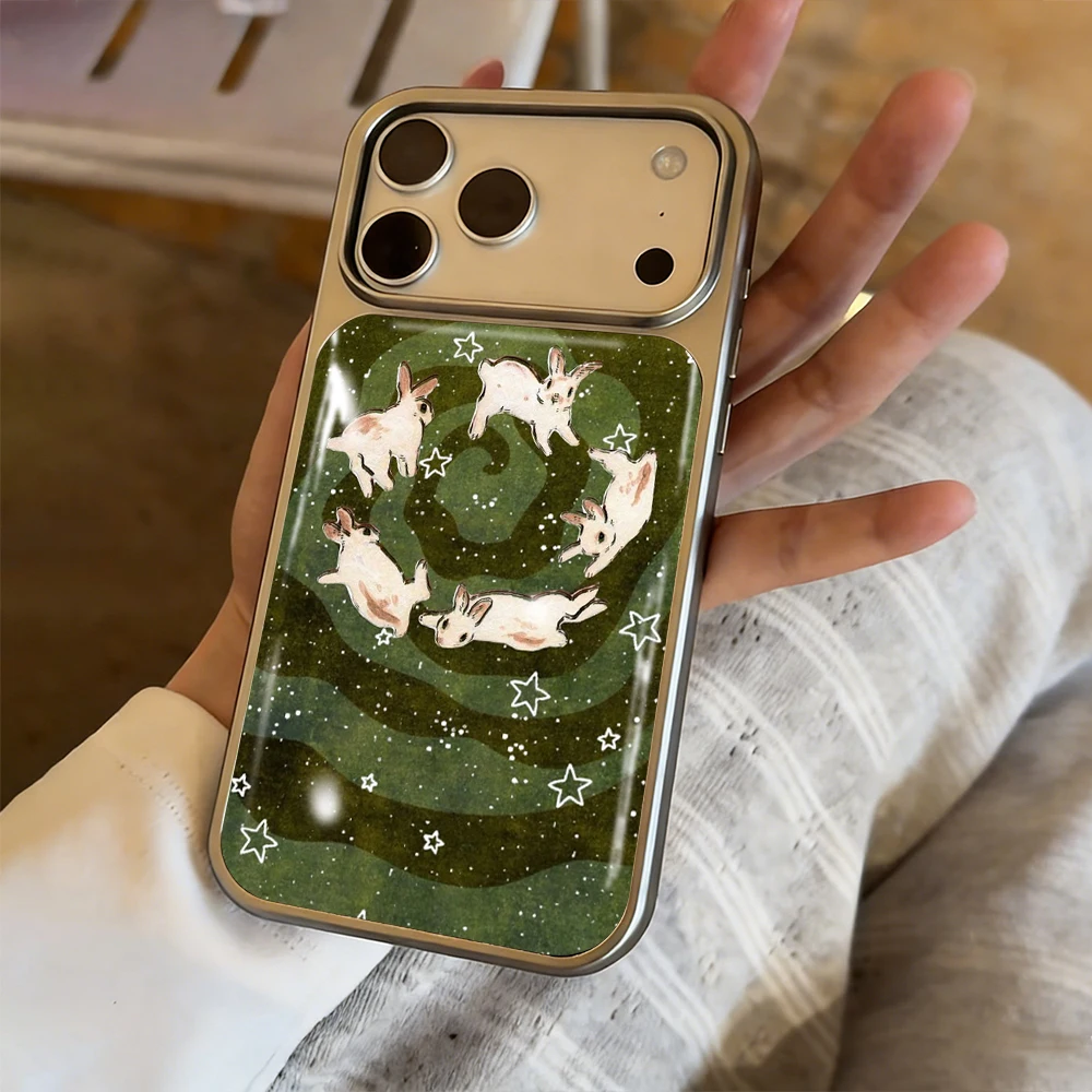 Grüner Wald Kätzchen Gummihülle für iPhone 15 17 13 Pro Max Phone 11 12 ProMax 14 15 16 Plus Hüllen Stoßfeste Luxus-Schutzhülle – Detail 3
