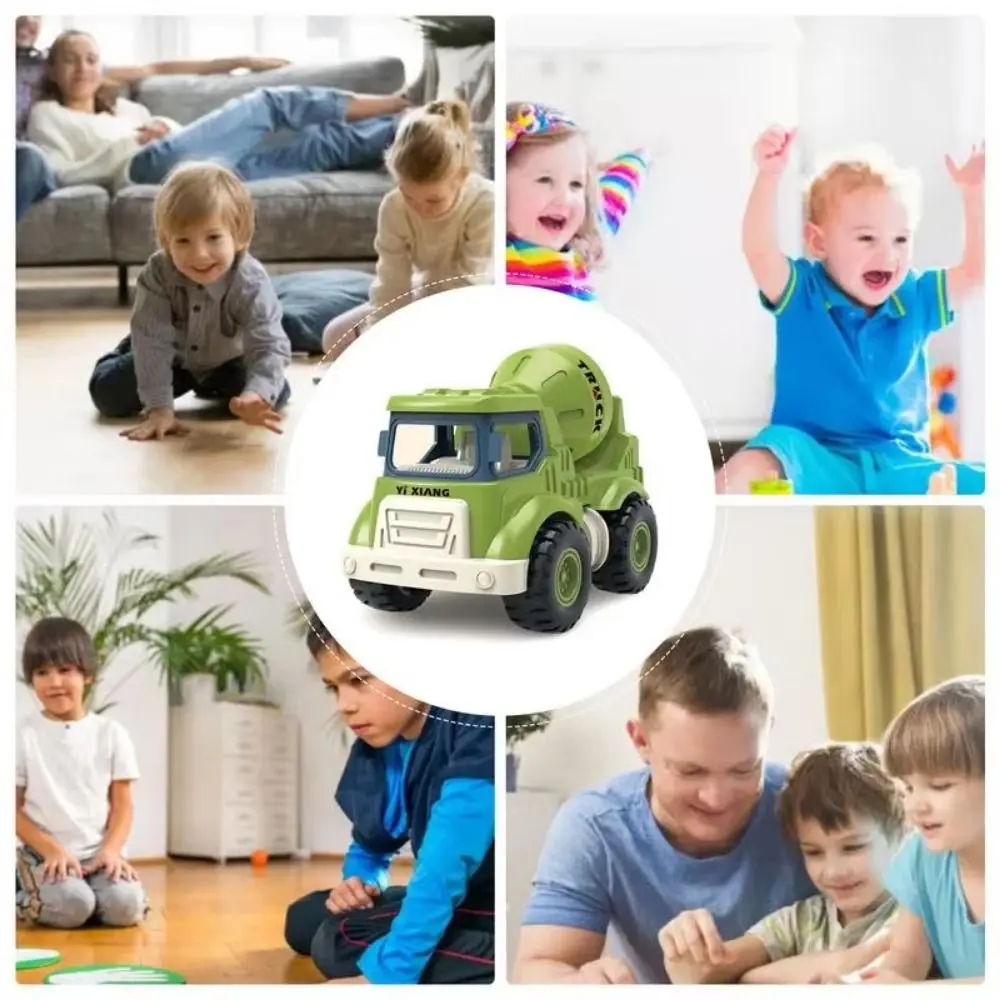 Innovative Design Dump Truck Inertial Driving Children Construction Trucks Multipurpose Function Excavator Construction Play