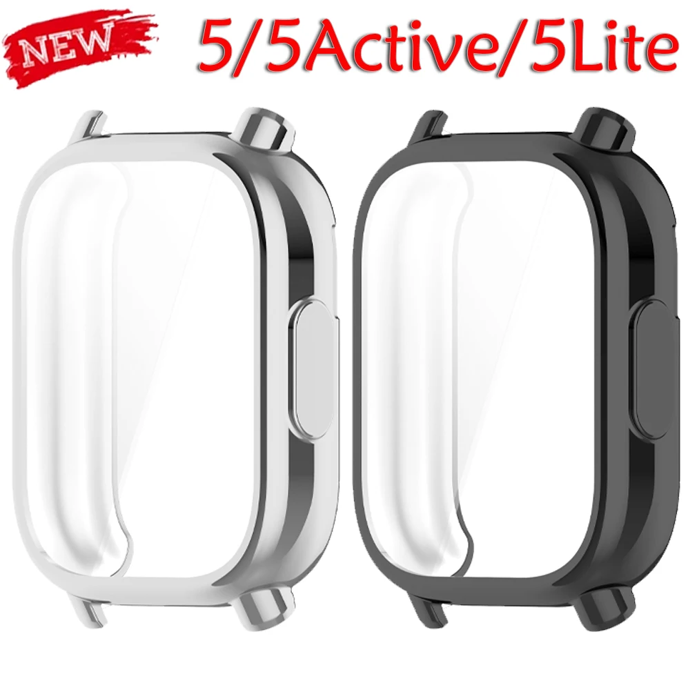 TPU All-Around Case For Redmi Watch 5 Active Cover Screen Protector Soft Protective Bumper for Redmi Watch 5 Lite Accessories