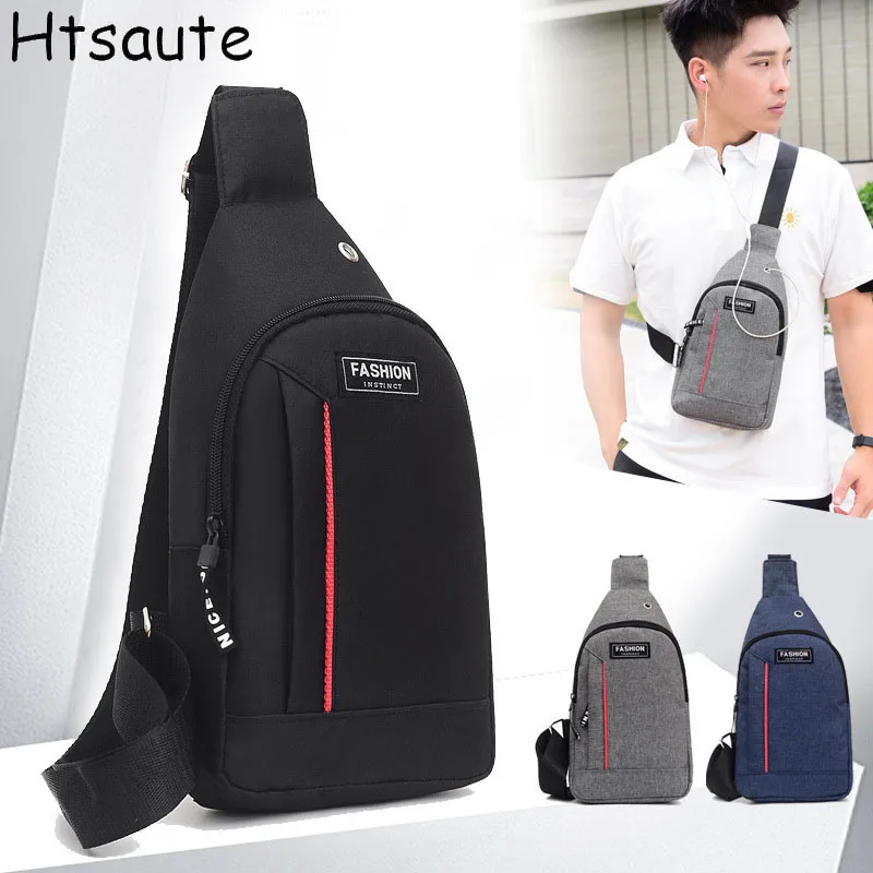 Men's Chest Bag Casual Fashion Shoulder Bag Male Hand Crossbody Korean Cycling Backpack High Quality Trevling Packs