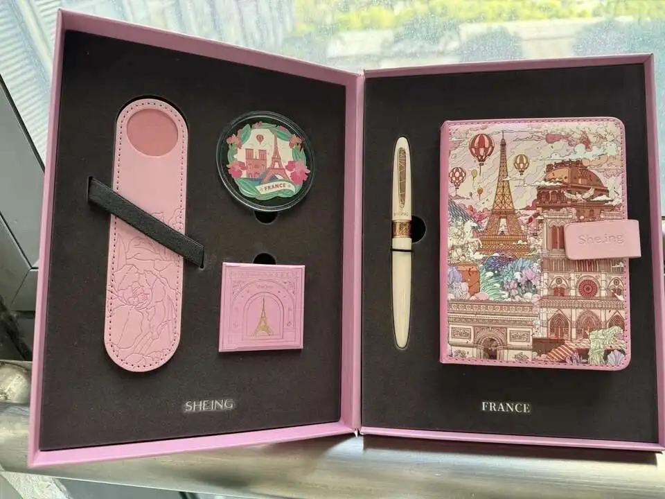 Roaming French ,Metal Fountain Pen Gift Box Set For Students Writing High End Exquisite Gift