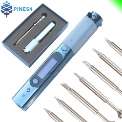 PINE64 Pinecil Portable Mini USB-C OLED Soldering Iron 60W Adjustable Temperature Electric Welding Tools