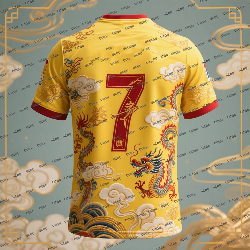 

Новые летние мужские футбольные майки в национальном стиле, специальное издание, футбольные майки No 7, дизайн фанатов, Джерси, униформа команды