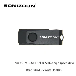 Sonizoon-pendrive usb 3.08 com 16gb, 32gb, 64gb, usb 128 de alta velocidade, estável, personalizado