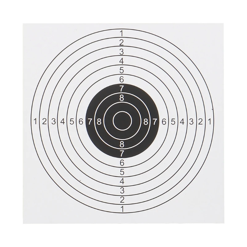 100 Pcs Targets Paper Competition Training Practice Targets Paper Replacement Archerys Targets Sheet Paper