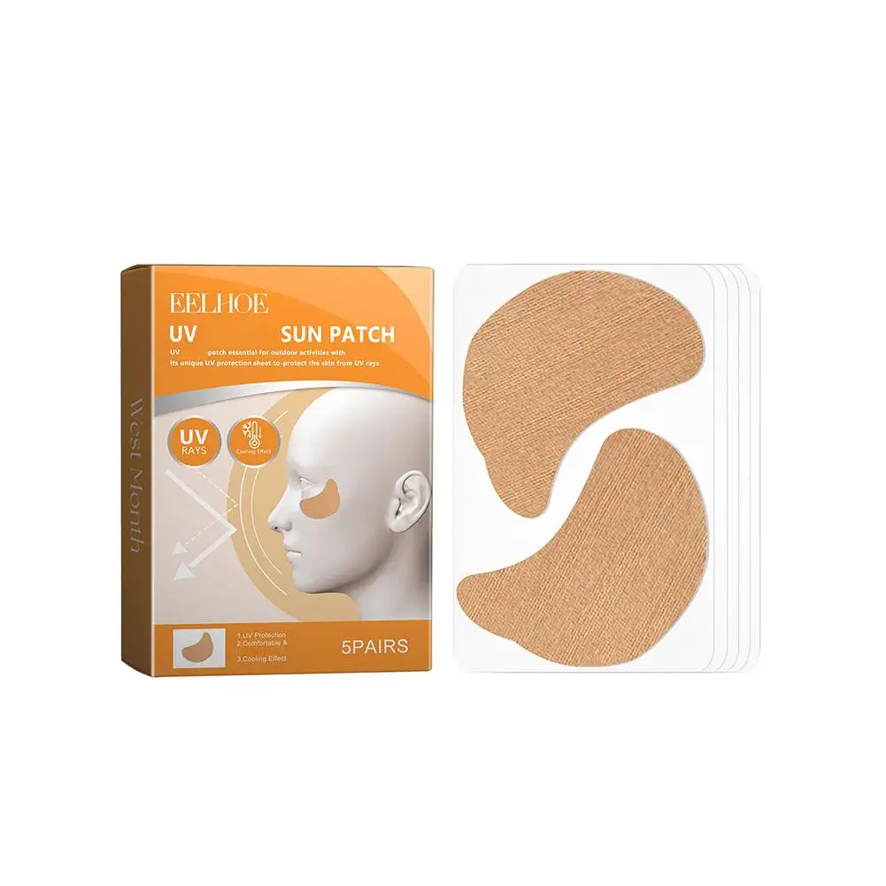 New Uv Cut Eye Patch Golf Patches Moisturizing Breathable Face Patch For Golfs Beach Travel 5 N2L1