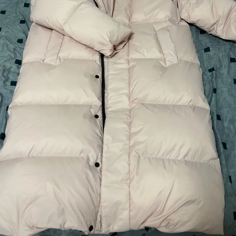 Parkas largas con capucha gruesas para mujer, abrigos informales sueltos de gran tamaño, Chaquetas acolchadas de algodón a prueba de viento, ropa de