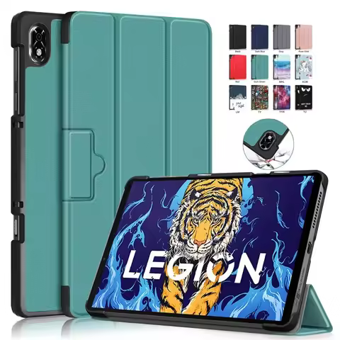 Case For Lenovo Y700 Flip PU Leather Hard PC Back Magnetic Shell for Lenovo Legion Y700 2022 8.8 inch Tablet Gaming Kids Cover