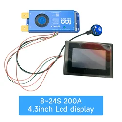 DALY 8-24s 200A bms WIFI LCD 4-8s 8s-17s 40A 60A 80A active balance smart BMS Li-Ion lifepo4