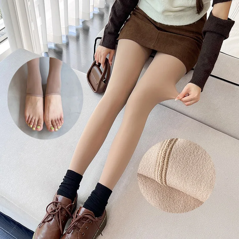 جديد إمرأة طماق الحرارية الدافئة موجزة بلون مطاطا جوارب طويلة الإناث مريحة عالية الخصر رشاقته أفخم سليم صالح السراويل