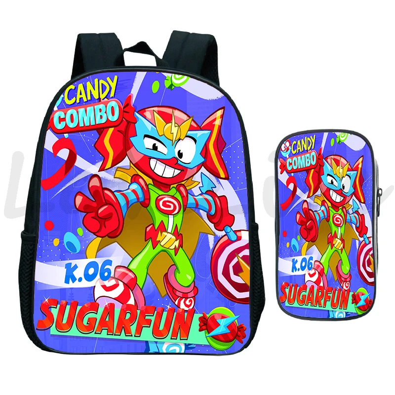 

Superzings Backpack for Boys Girl Bookbag Super Things Kindergarten Bag 2pcs/Set Bagpack Mochila Kids Primary Schoolbags