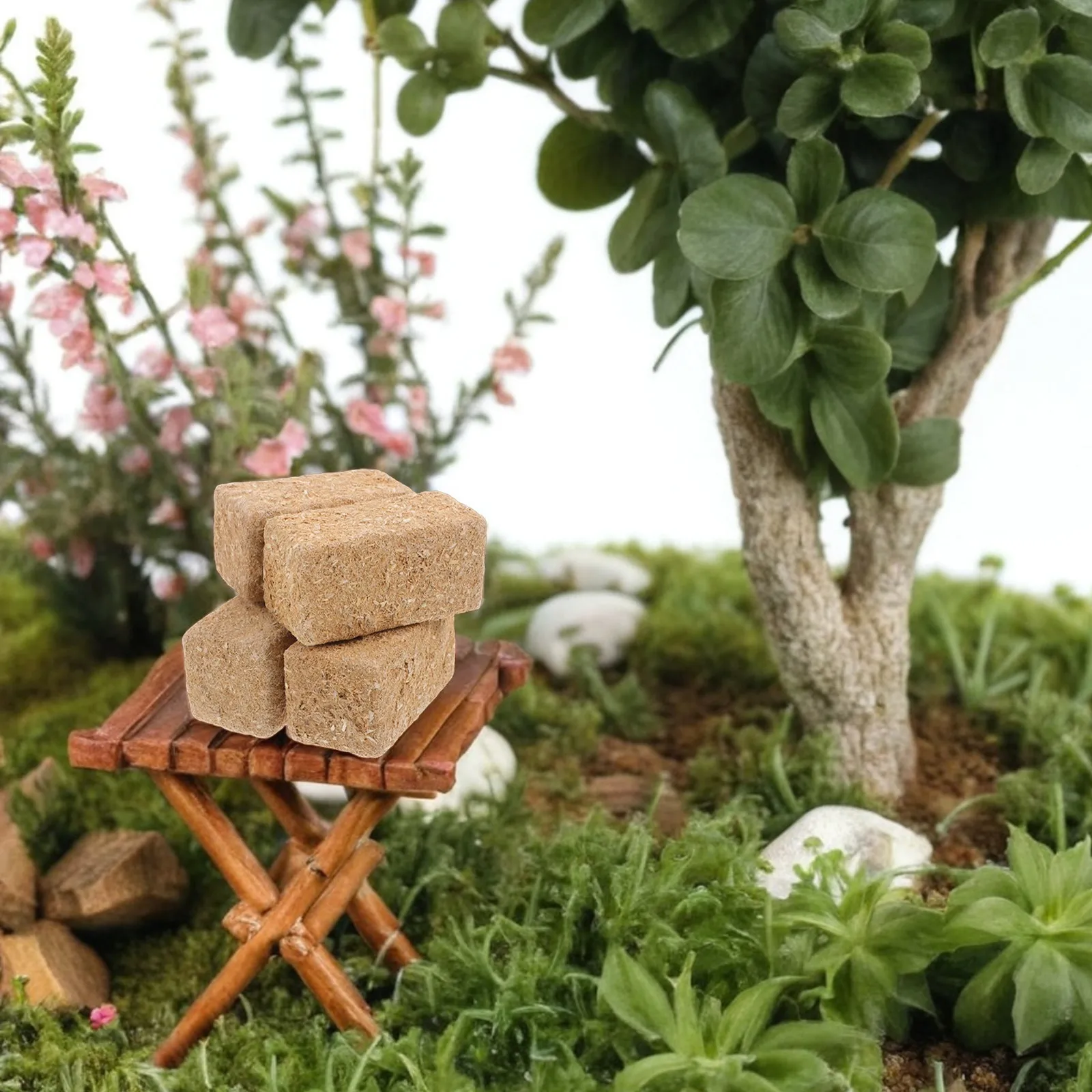 

4 набора миниатюрных реалистичных имитаций микро-кучек сена для декора фермерских сцен, песочниц, миниатюрных поделок