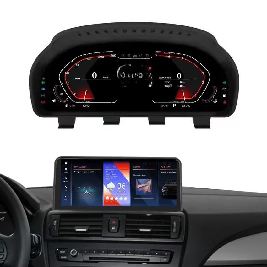 

Популярные аксессуары 2023 года для F30 F31 F32 F33 F34 F36 Android 13, сенсорный экран с цифровым кластером, инструментами, GPS-навигацией