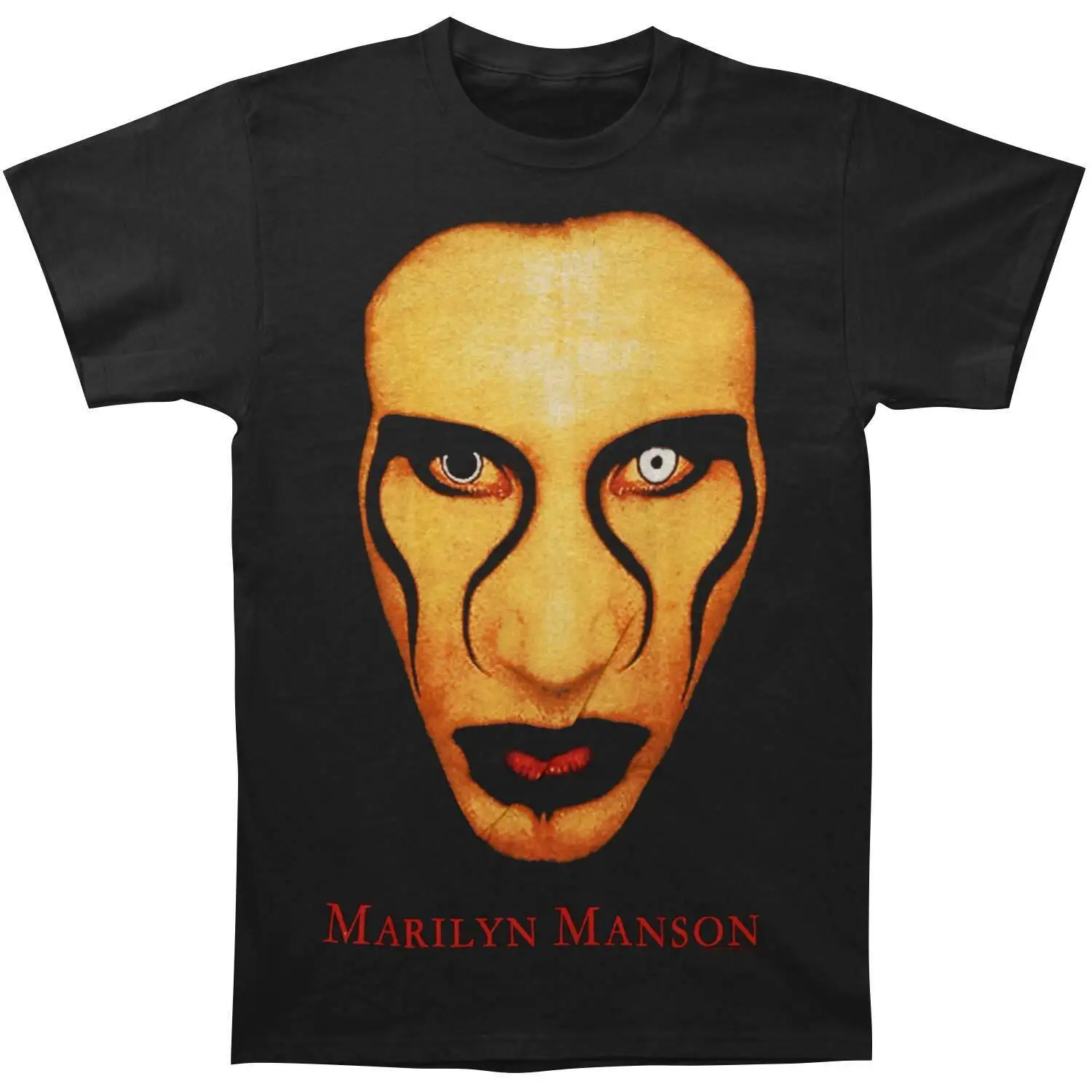 Men'S Marilyn Manson Sex Is Dead Slim Fit T Shirt Large Black