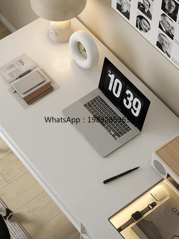 YFY Design Italian Minimalist Solid Wood Desk Modern Simple Small Apartment Computer
