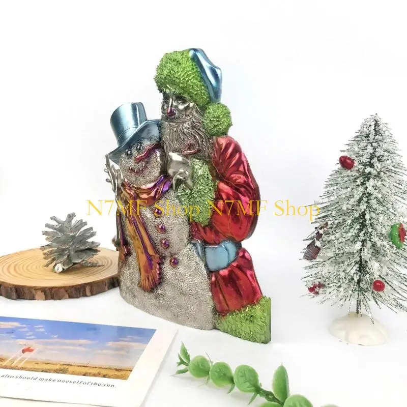 N7MF半型星視鏡サンタクロース壁の装飾品ドロップカビdiy壁ペンダント