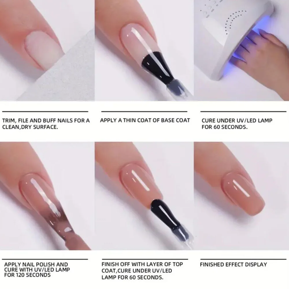 15ml Jelly Nude Pink Gel Nail Polish Translucent Pink Soak Off Nail Gel Polish UV LED Light Cure Nail Gel for Nail Salon & DIY*3