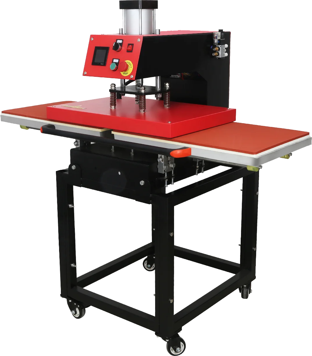 

Pneumatic Double Station Sublimation Transfer Printing Machine Heat Press 60*80 T-shirt Screen Printing Machine Garments