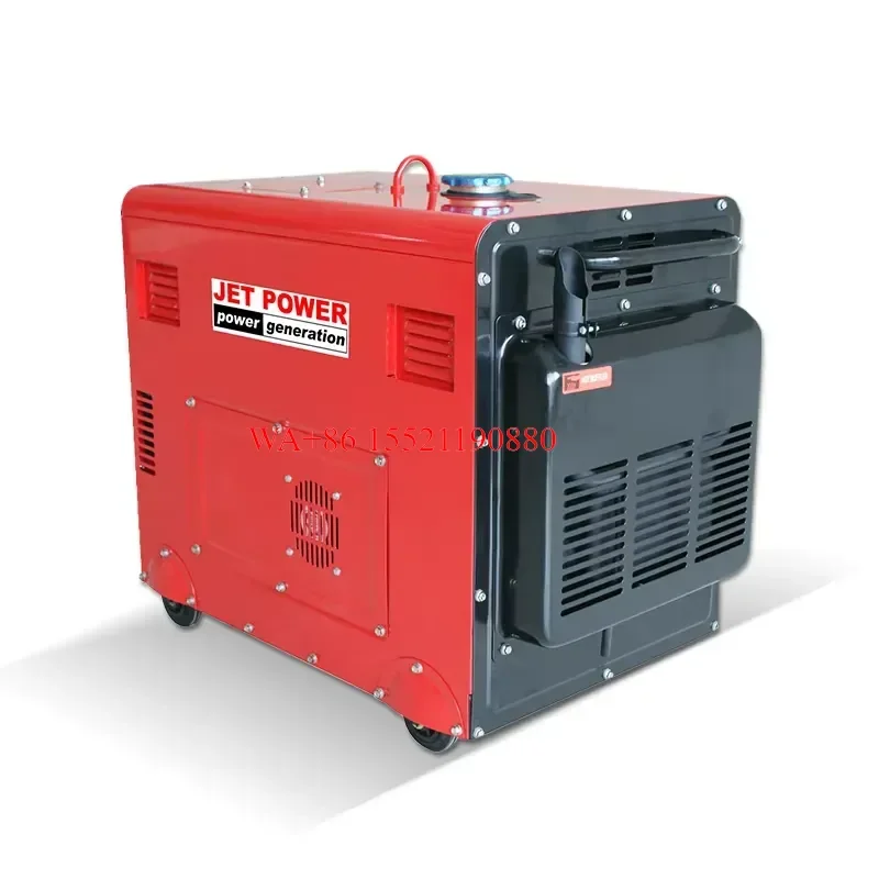 WMWMNU for Free ATS Gray Air Cooled 5KW 5KVA Auto Start Small Home Diesel Generator Set With Customized Service