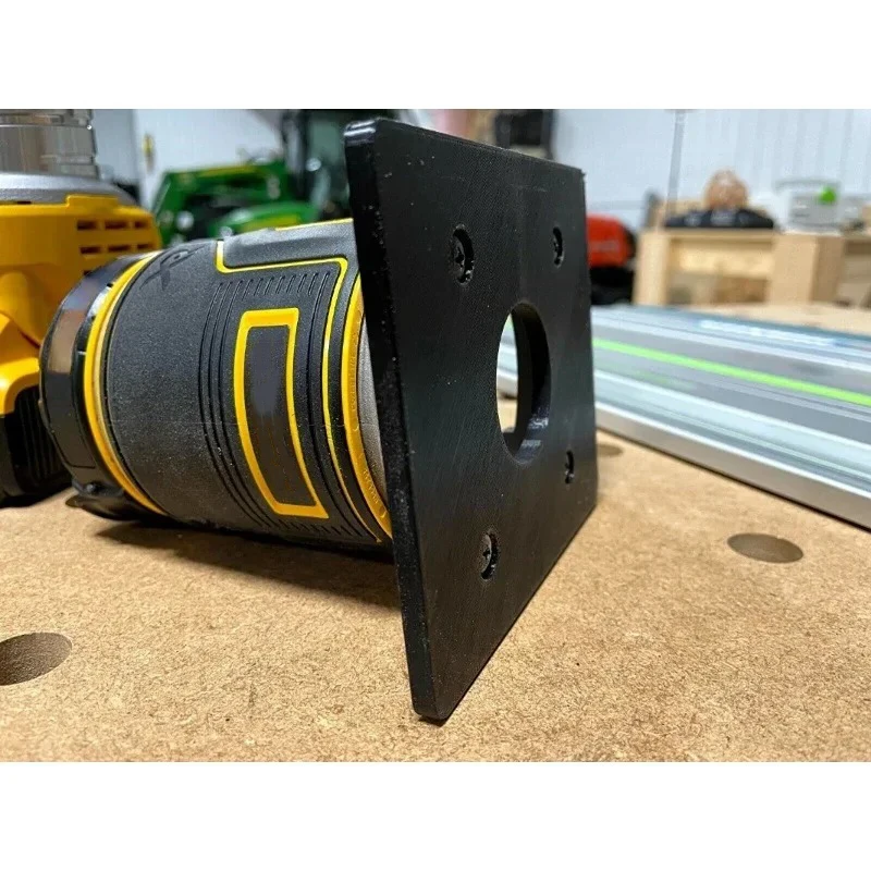 Imagem -06 - Adaptador Roteador para Dewalt Aplicável a Festool Rail Saw Guia Rail Trimmer Máquina de Gravura Assento Auxiliar Dcw600b Dwp611