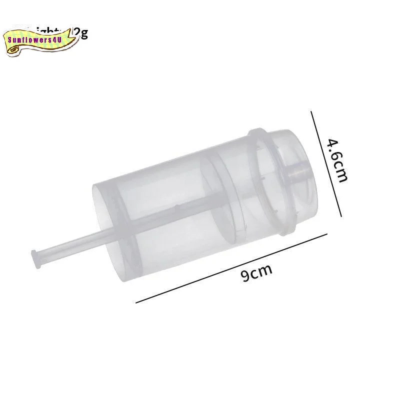10 Pack Clear Plastic Push Up Cake Containers Non-Toxic Food Safe for Home DIY Cupcake Ice Cream Pops Wedding Favors