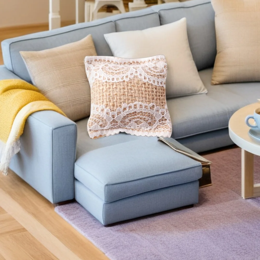 

3Pcs Miniature Simulated Sofa Pillow Adorable Mini House Decor Realistic Material Soft Touch Cozy Stylish Atmosphere
