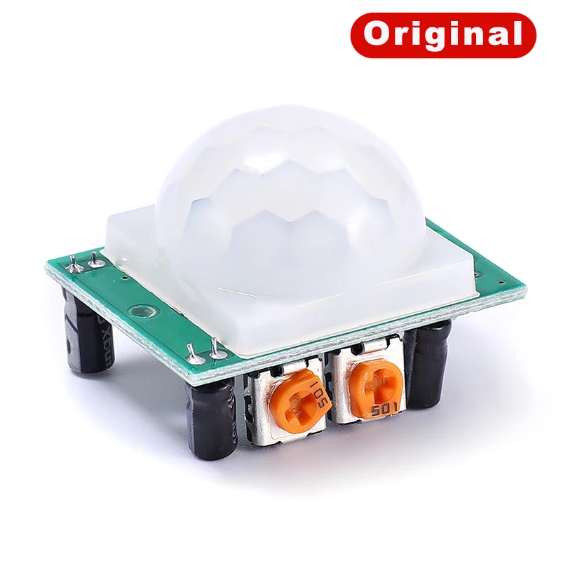 5PCS HC-SR501 Adjust IR Pyroelectric Infrared PIR Module Motion Sensor Detector Module For arduino