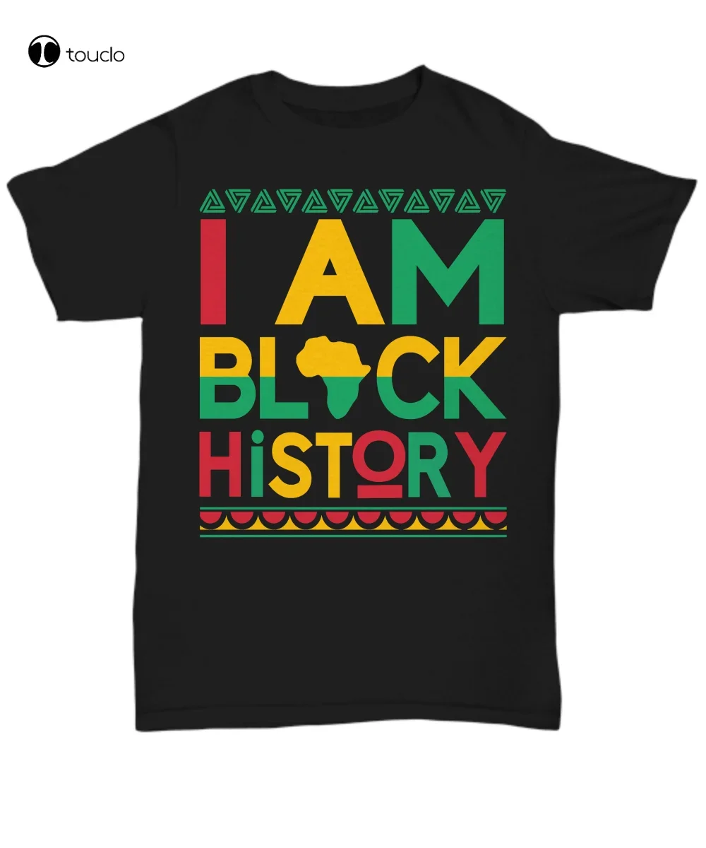 Proud I Am Black History T-Shirt For Black People Men Women Pride Melanin Tee short sleeve shirts for women
