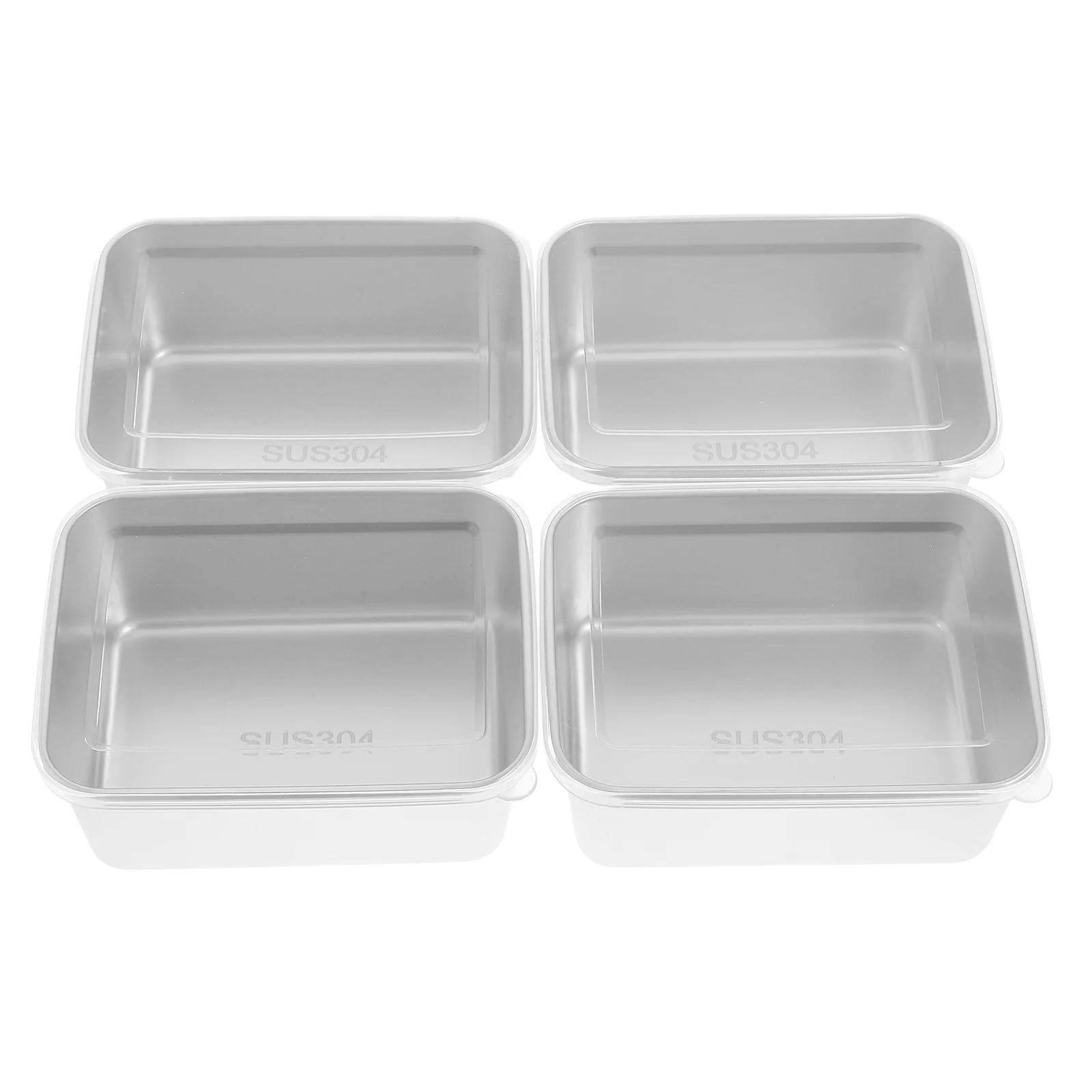 

4pcs Compact Sealing Food Boxes Space Saving Refrigerator Containers Fridge ganizers Leak Proof Storage Boxes Kitchen Fruit
