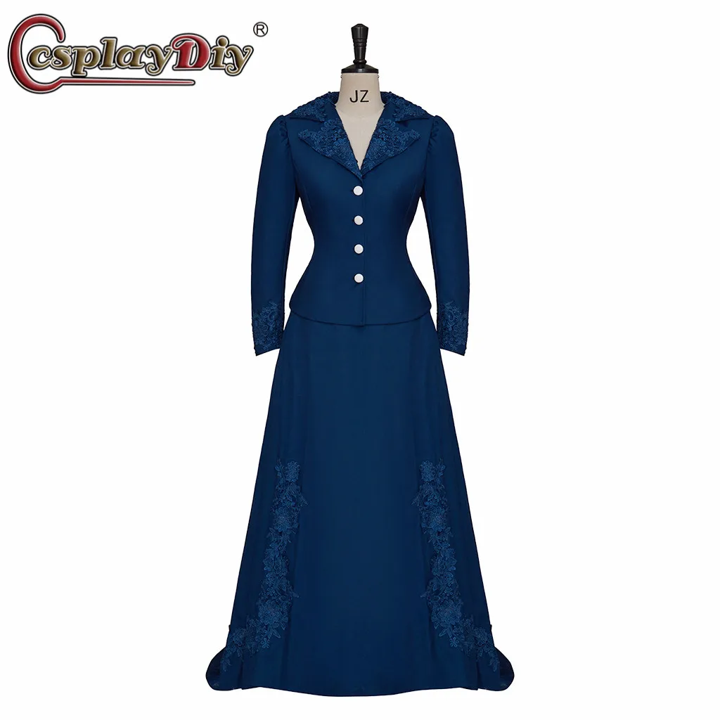 

Cosplaydiy Medieval Victorian Dress Retro Walking Dress Circus Vintage Costume Civil War Theater Costume Steampunk Gothic Dress