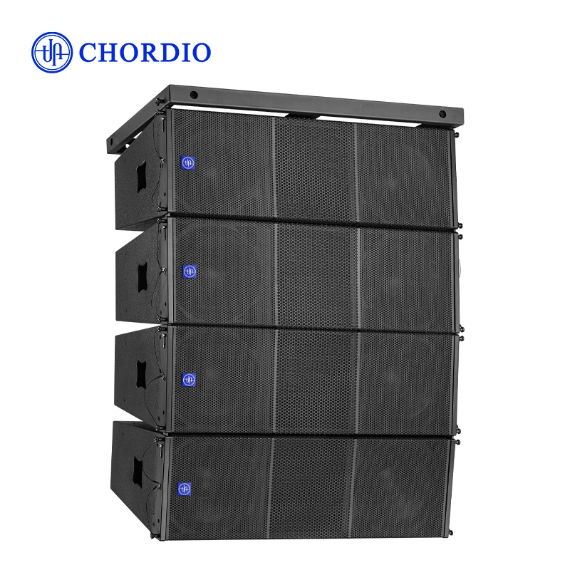 CHORDIO TG-210 Active Subwoofer High SPL Professional Line Array System Dual 10
