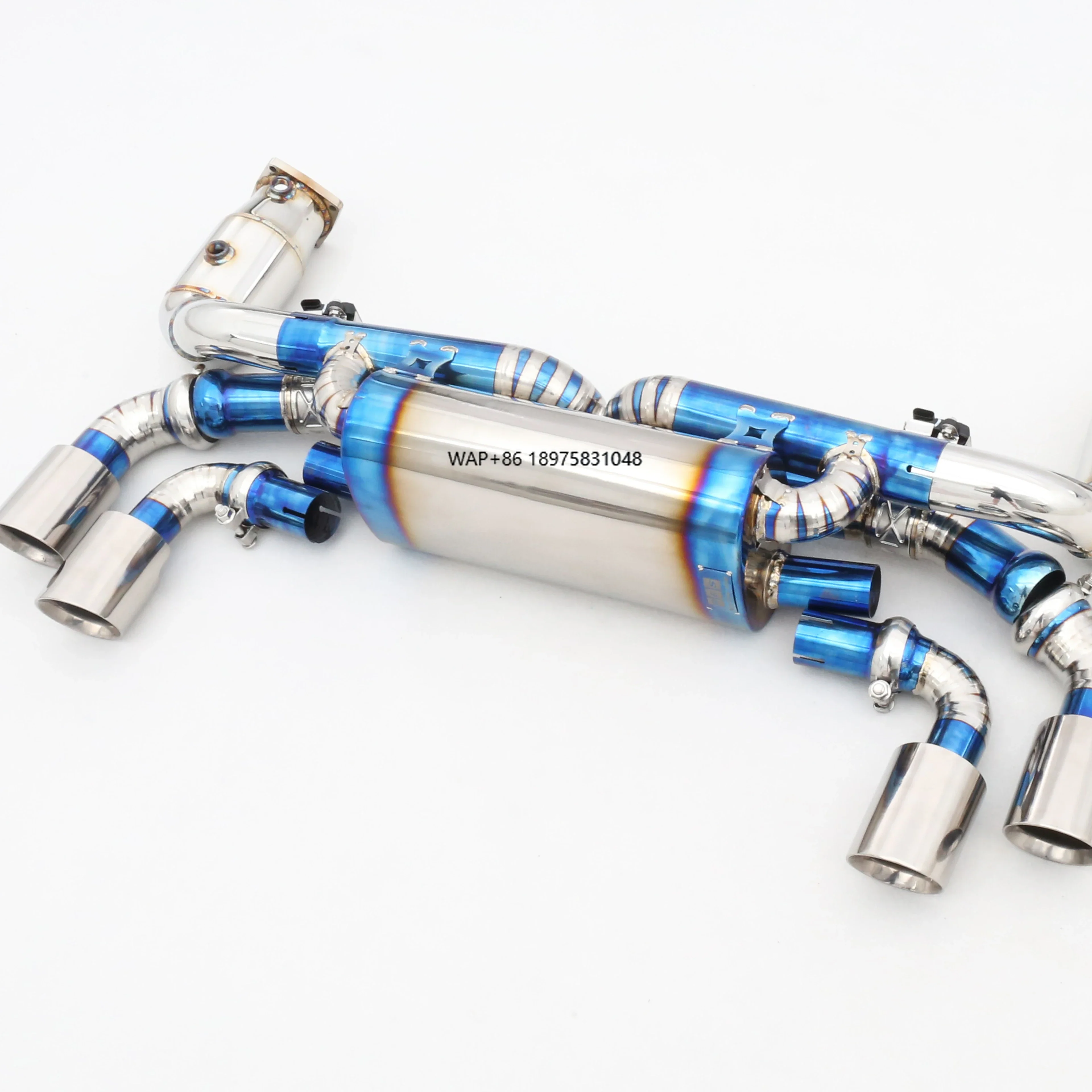 OEM Custom 304 Stainless Steel/Titanium Valved Exhaust System Perfect Fit for 991.2 3.0T Cars