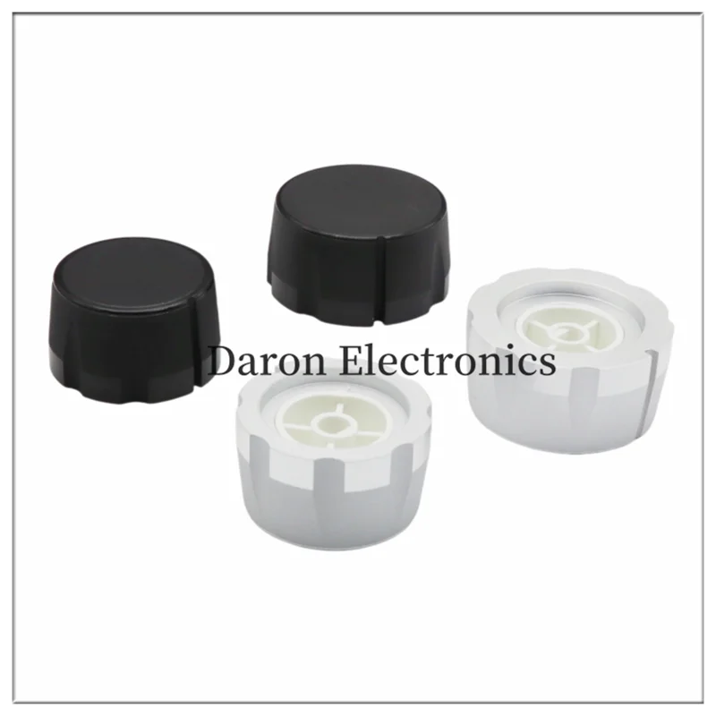 Aluminum alloy rubber core knob 35*20/40*20 toothed holes /D holes 6mm control panel/instrument and meter adjustment cap