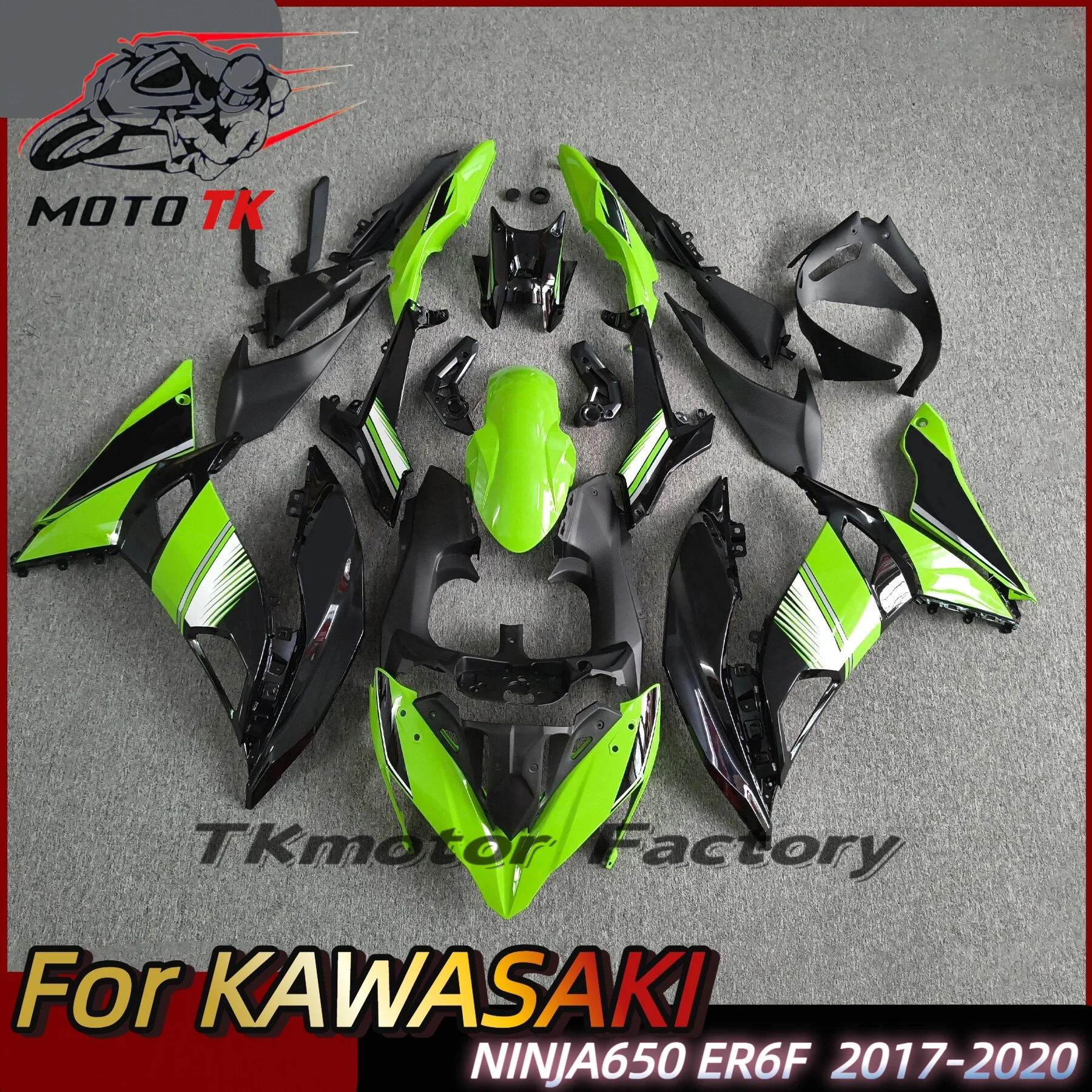 Classic Style Body Fairing kit For Ninja650R ER-6F 2017 2018 2019 EX650 Ninja650 Aftermarket Fairing kit ER6F Ninja 650