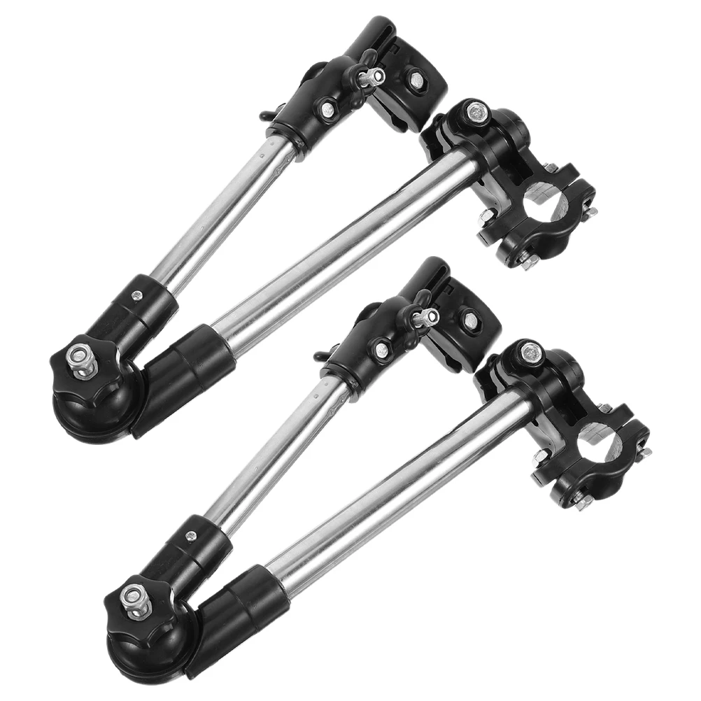 

2pcs Bicycle Holder Stainless Steel Adjustable Foldable Bike Umbrella Mount Stand For Stroller Electric Bicycle Retractable