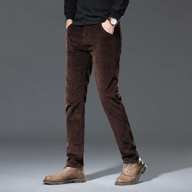 Winter New Men's Corduroy Flee - Corduroy Pant Warm recension och pris