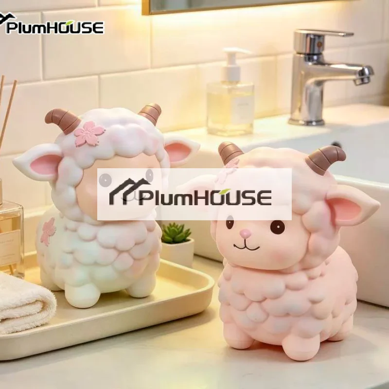 Creative Lamb Shaped Piggy Bank Kids Gifts Anti Drop Function, Large Capacity For Storing And Receiving Gifts