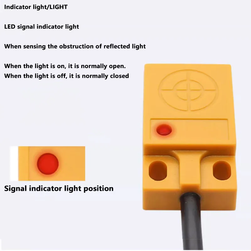 KH TL-W5MC1 5mm 3 Wire Inductive Proximity Sensor Detection Switch NPN DC 6-36V for Arduino TL-W5MC1/C2/F1/F2