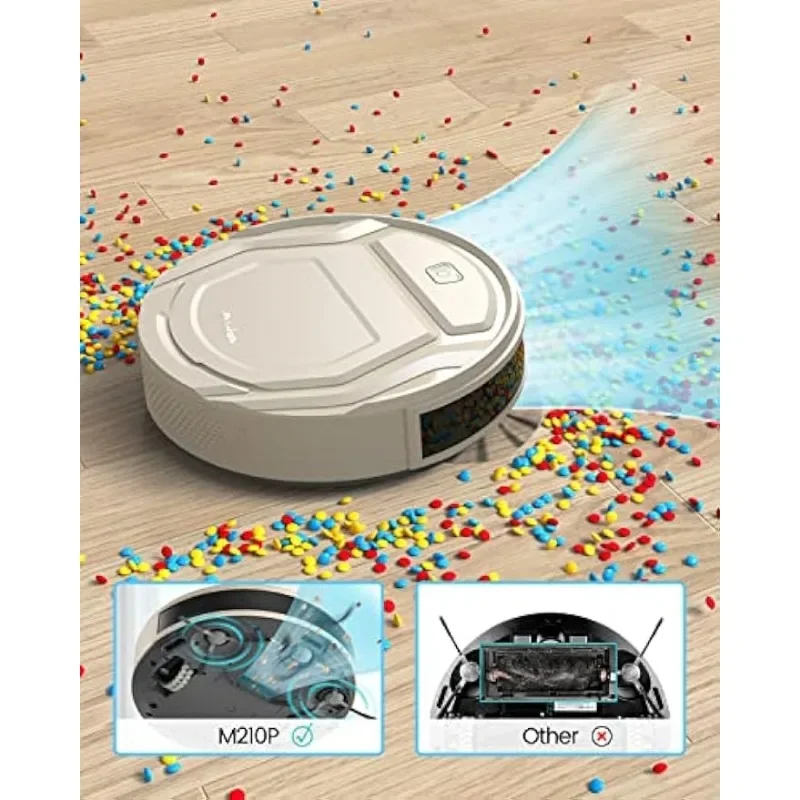 HAOYUNMA sweeper robot  Vacuum Cleaner,Slim,Quiet,Self-Charging Wi-Fi/APP Remote Connected Robotic Vacuum Cleaner