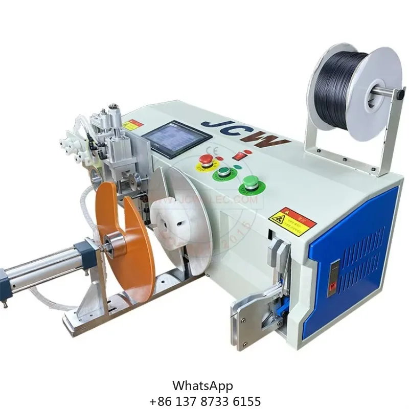 JCW-WB05 Automatic Cable Coiling Winding Machine For Cut And Twist Automatically Wires Counting Meter