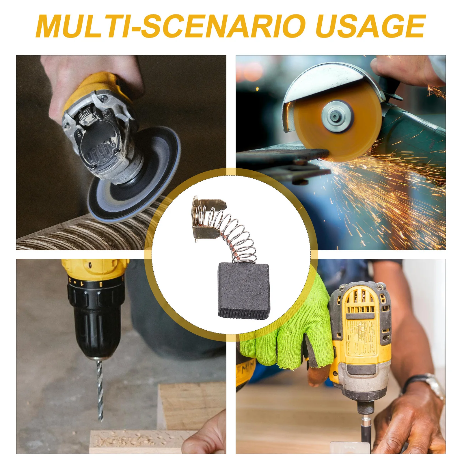 20 stücke Carbon Für Elektrische Werkzeug Motor Ersatz Schleifen Maschine Pinsel Set Power Tool Carbon Pinsel Elektrische Motor Zubehör