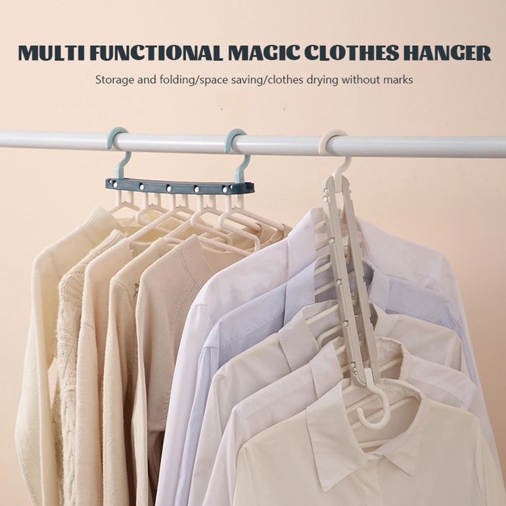

Retractable Plastic Magic Clothes Rack Horizontal And Vertical Uses For Household