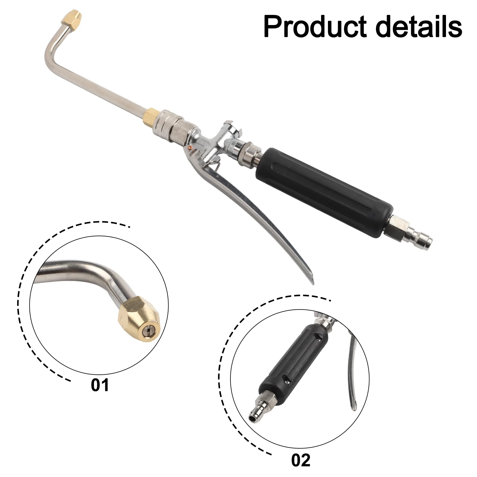 

1 4 Quick Connect Sprayer Sprayer Locking Handle As Shown Pressure Washer Lightweight Design Robust Construction