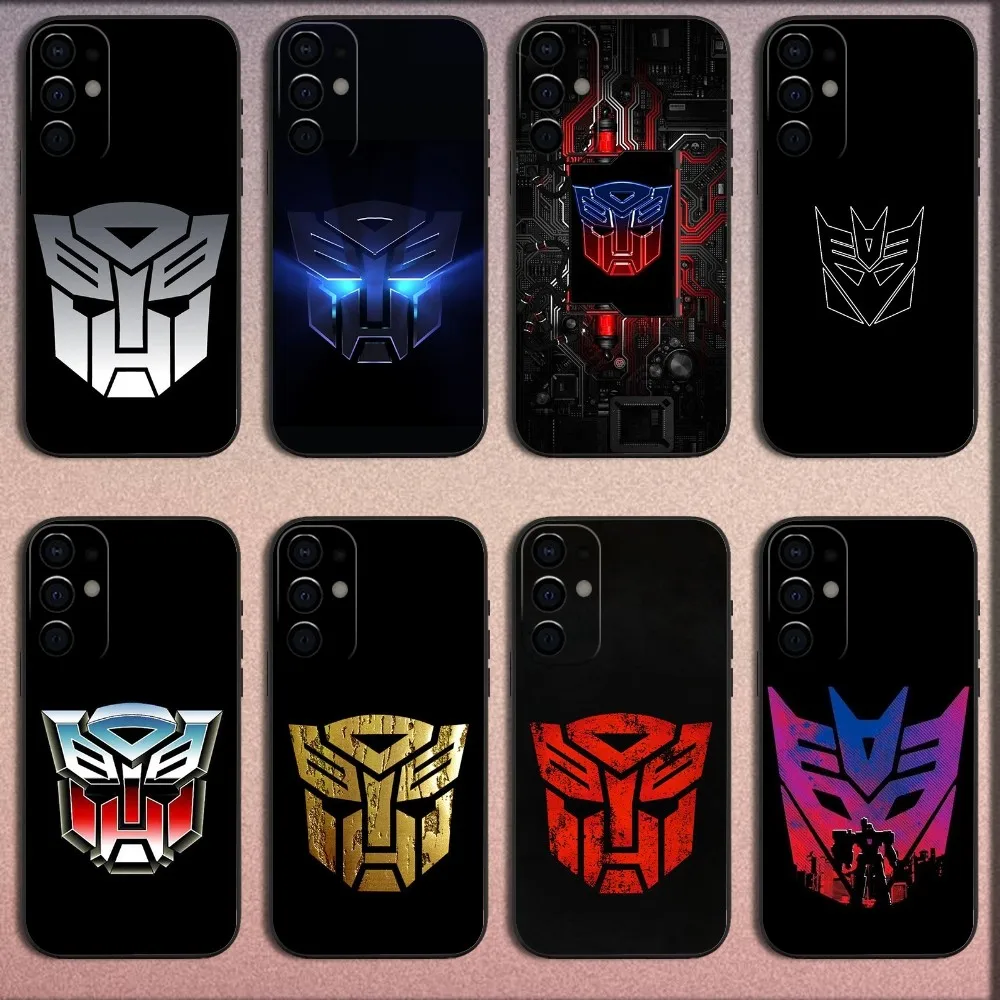 

LOGO T-Transformers COOL Phone Case For Samsung S25,S24,S21,S22,S23,S30,Ultra,S20,Plus,Fe,Lite,Note,10,9,5G Black Soft Cover