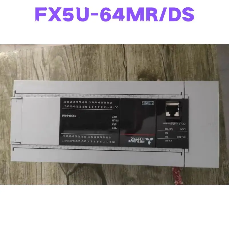 Second-hand FX5U-64MR/DS FX5U-64MR DS PLC Tested OK