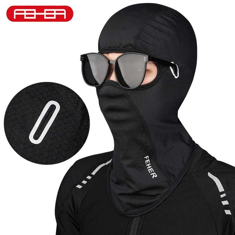 

FEHER Motorcycle Face Mask Balaclava Moto Helmet Bandana Hood Ski Neck Full Face Mask Windproof Dustproof Face Shield